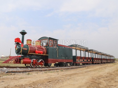 大型半封閉軌道火車(chē),軌道觀(guān)光火車(chē),景區(qū)觀(guān)光火車(chē)